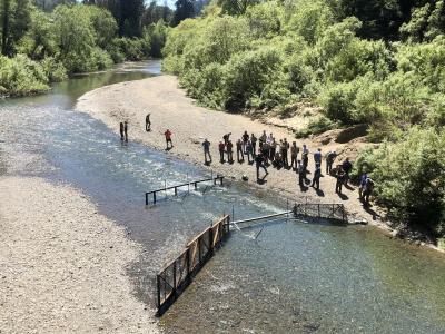 PIT Antenna Tour in the Russian River Watershed (photo by William Boucher)