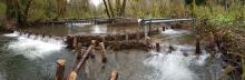 Project site on McGarvey Creek