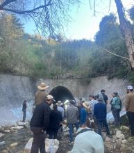 Field Tour site at the 2025 Fish Passage & Engineering Field School