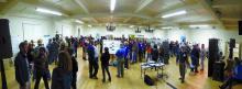 Participants enjoying the 2014 Poster Session in Santa Barbara, CA