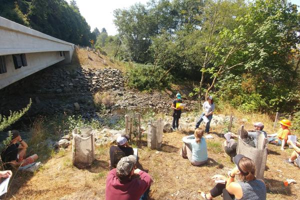 Field Tour - CalTrans Stream Crossing Project (Photo credit Alyssa Persau)