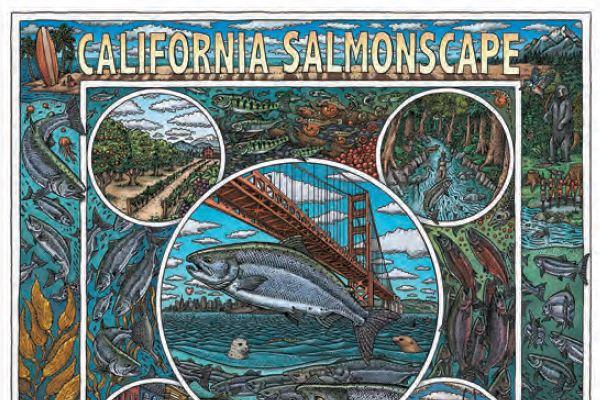 "California Salmonscape" by Ray Troll