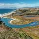 A bird's eye view of Pescadero Lagoon