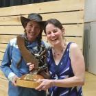 Restorationist of the Year Award winners Mary Ann King and Anna Halligan of Trout Unlimited