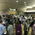 Poster Session at the Finley Auditorium (photo by Sarah Phillips)